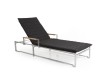 Leżak ze stali nierdzewnej Gotland