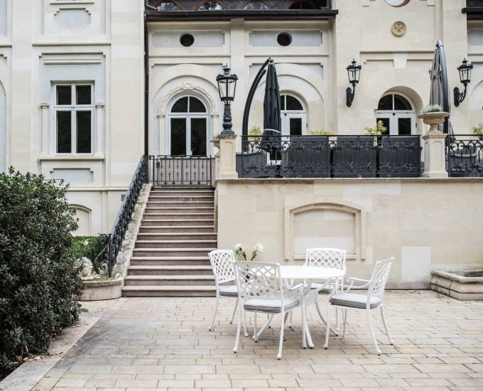Zestaw obiadowy okrągły 4 os. Vichy