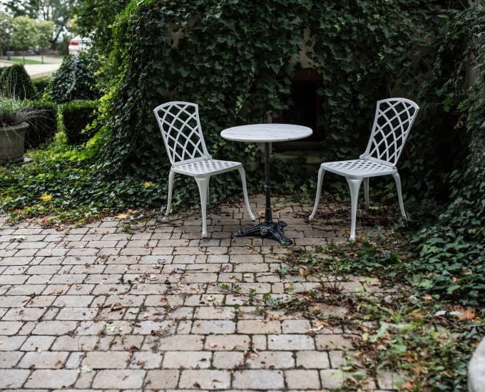 Stolik okrągły marmurowy Vichy