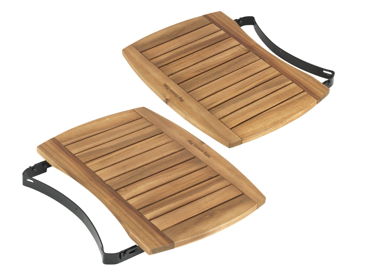 Stoliki boczne EGG z drewna akacjowego S