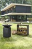 Wood Storage Dressoir Black