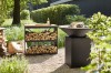 Wood Storage Dressoir Black