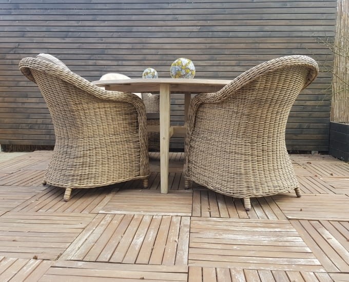 Krzesło technorattan Paulina