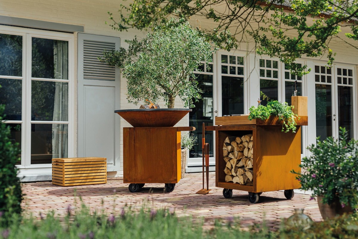 OFYR Mise en Place Table Corten 65 PRO z deską ceramiczną