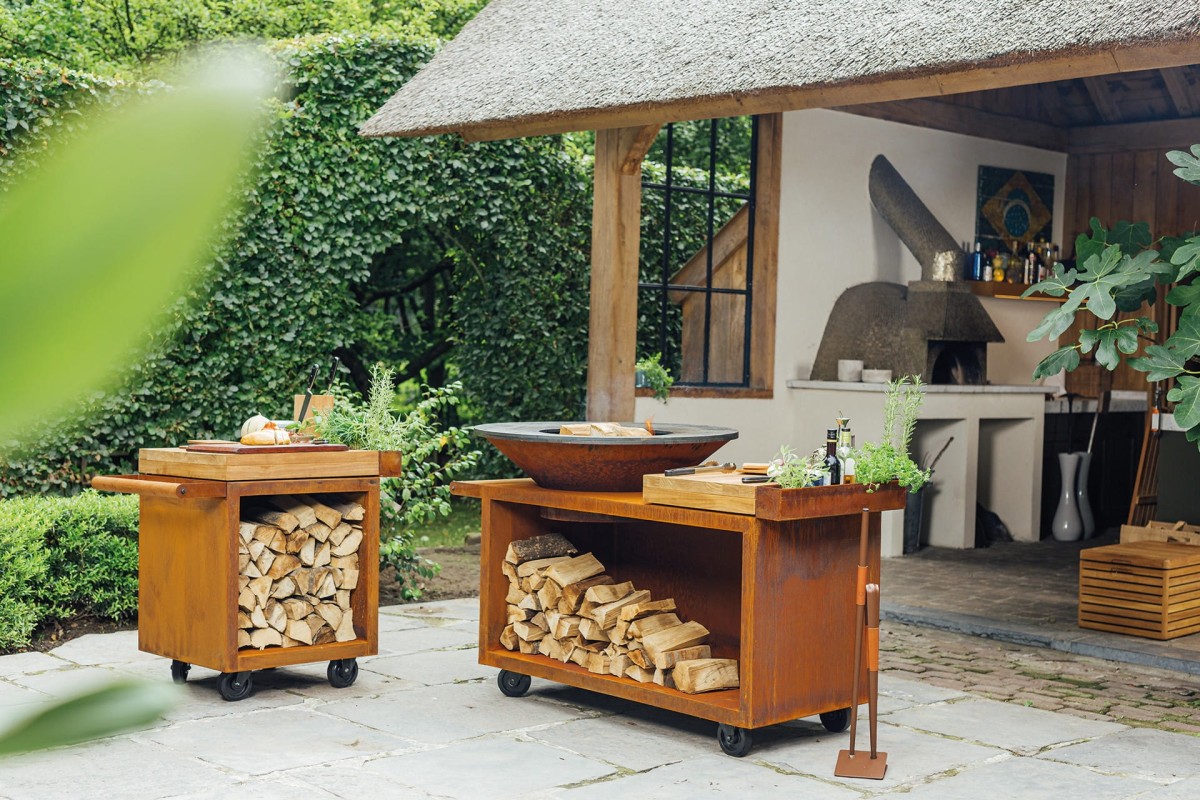 OFYR Mise en Place Table Corten 65 PRO z deską ceramiczną