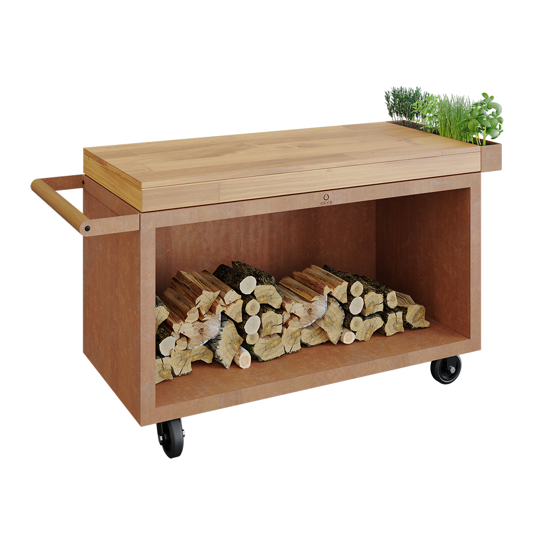 OFYR Mise en Place Table Corten 135 PRO