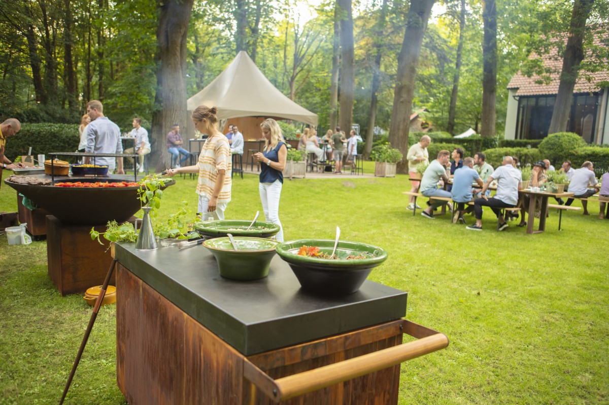 OFYR Mise en Place Table Corten 135 PRO z deską ceramiczną