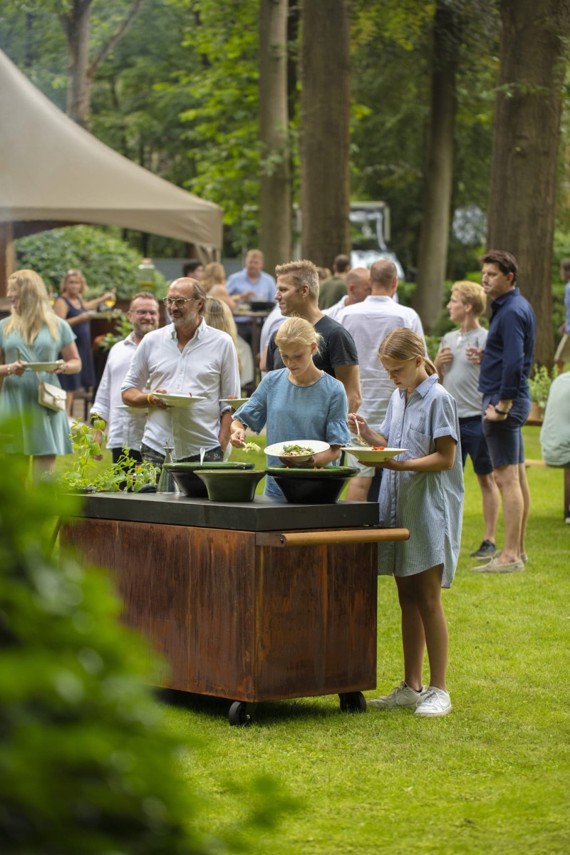 OFYR Mise en Place Table Corten 135 PRO z deską ceramiczną