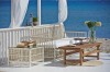 Zestaw wypoczynkowy Caroline ze stolikiem teak Julian