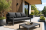 Sofa 3 os. aluminiowa Timber - 202cm
